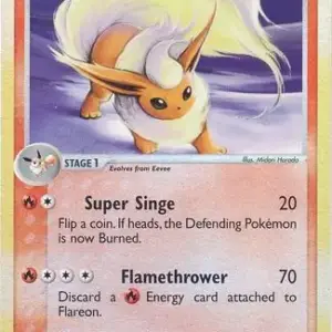 EX Sandstorm - 005/100 - Flareon - Reverse Holo (Lightly Played)