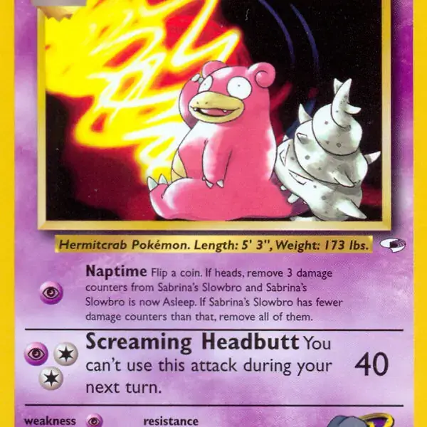 Gym Heroes - 060/132 - Sabrina's Slowbro (Near Mint -)