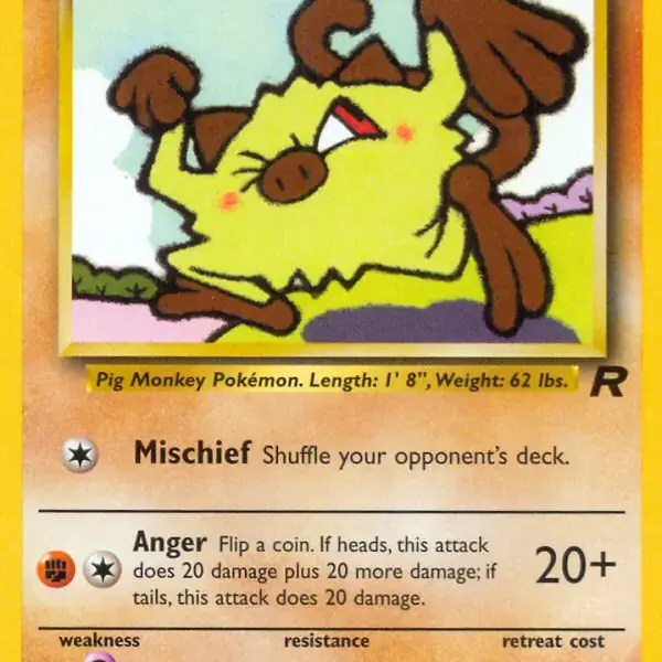 Team Rocket - 61/82 - Mankey