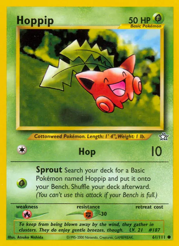 Neo Genesis - 061/111 - Hoppip (Lightly Played)