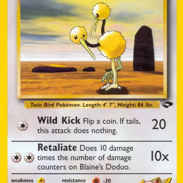 Gym Challenge - 061/132 - Blaine's Doduo