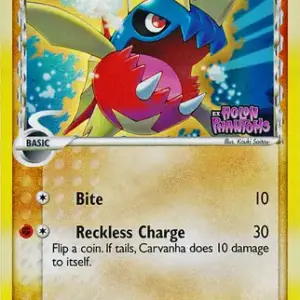 EX: Holon Phantoms - 061/110 - Carvanha (delta species) - Reverse Holo