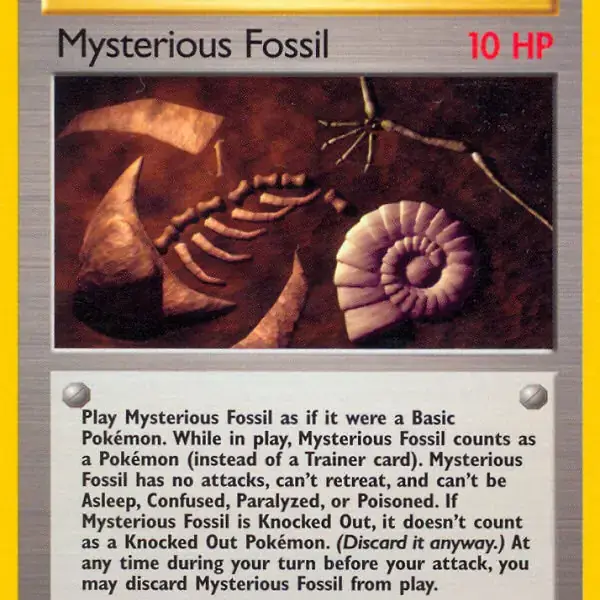 Fossil - 62/62 - Mysterious Fossil - 1st Edition