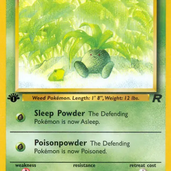 Team Rocket - 63/82 - Oddish - 1st Edition