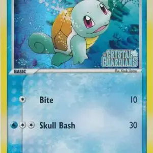 EX Crystal Guardians - 063/100 - Squirtle - Reverse Holo (Lightly Played)