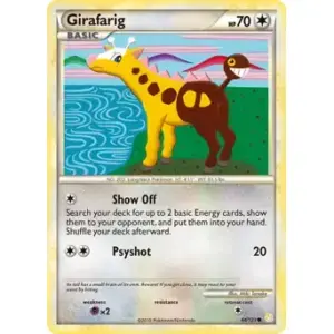 HeartGold & SoulSilver - 064/123 - Girafarig (Lightly Played)