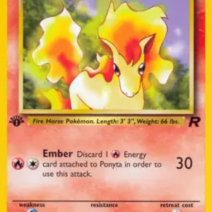 Team Rocket - 64/82 - Ponyta - 1st Edition