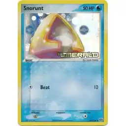 EX Emerald - 64/106 - Snorunt - Reverse Holo (Heavily Played)