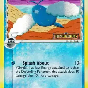 EX: Dragon Frontiers - 065/101 - Swablu (delta species) - Reverse Holo