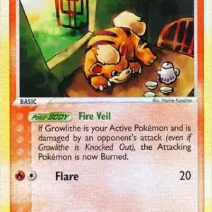 EX Sandstorm - 065/100 - Growlithe - Reverse Holo