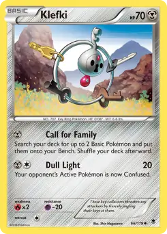XY Phantom Forces - 066/119 - Klefki