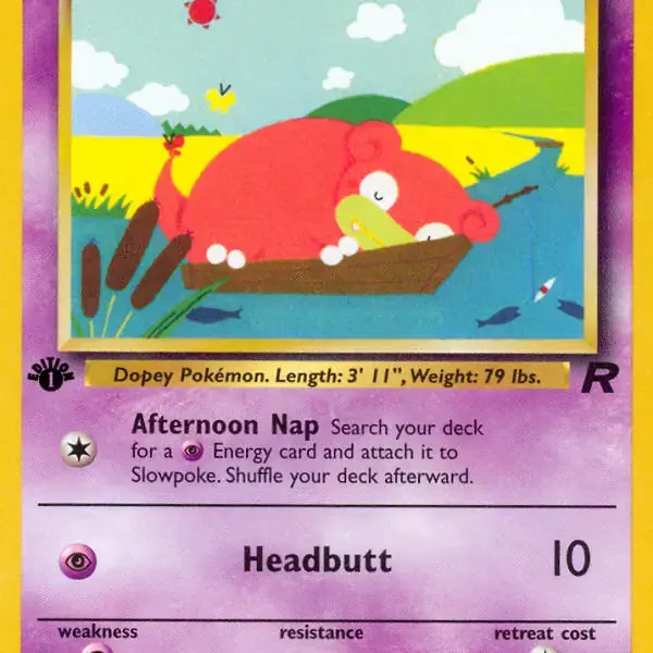 Team Rocket - 67/82 - Slowpoke - 1st Edition