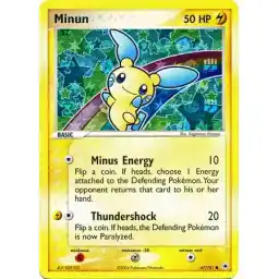 EX Hidden Legends - 67/101 - Minun - Reverse Holo (Lightly Played)