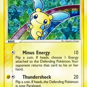 EX Hidden Legends - 67/101 - Minun - Reverse Holo (Lightly Played)