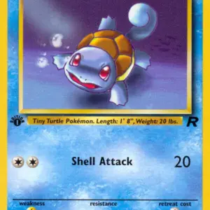 Team Rocket - 68/82 - Squirtle - 1st Edition