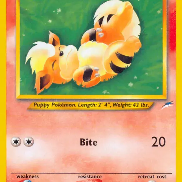 Neo Destiny - 068/105 - Growlithe (Lightly Played)