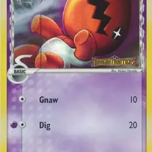 EX: Dragon Frontiers - 068/101 - Trapinch (delta species) - Reverse Holo