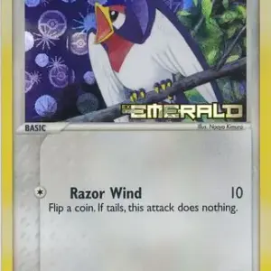 EX Emerald - 68/106 - Taillow - Reverse Holo (Heavily Played)