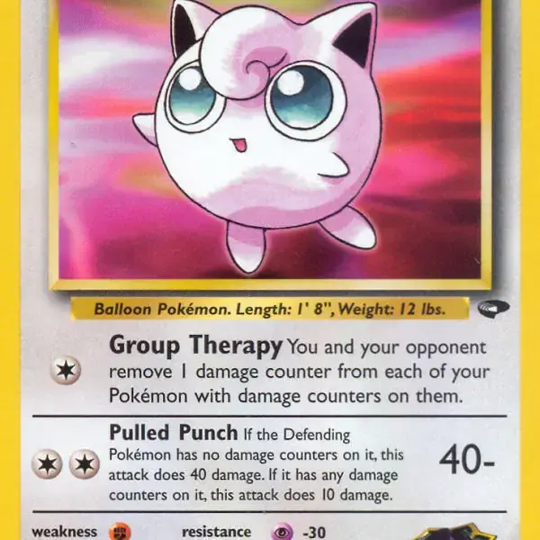 Gym Challenge - 069/132 - Erika's Jigglypuff (Near Mint -)