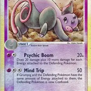 EX Dragon - 6/97 - Grumpig - Reverse Holo (Lightly Played)
