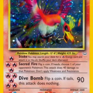 Neo Revelation - 07/64 - Ho-oh - Holo (Heavily Played)