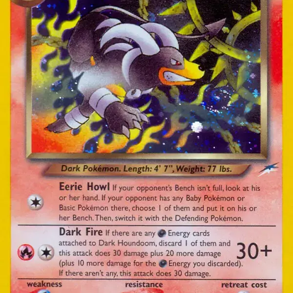 Neo Destiny - 007/105 - Dark Houndoom - Holo (Lightly Played)