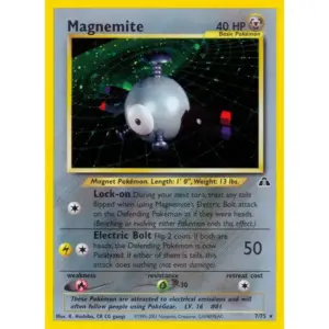 Neo Discovery - 07/75 - Magnemite - Holo (Moderately Played)