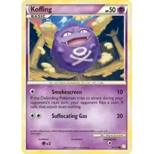 HeartGold & SoulSilver - 070/123 - Koffing (Lightly Played)