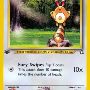 Neo Genesis - 071/111 - Sentret - 1st Edition (Heavily Played)