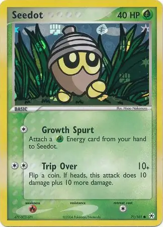 EX Hidden Legends - 71/101 - Seedot - Reverse Holo