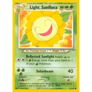 Neo Destiny - 072/105 - Light Sunflora (Near Mint -)