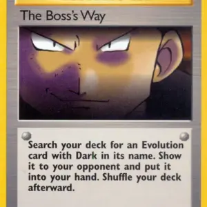 Team Rocket - 73/82 - The Boss's Way - 1st Edition