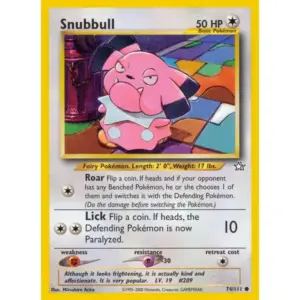Neo Genesis - 074/111 - Snubbull