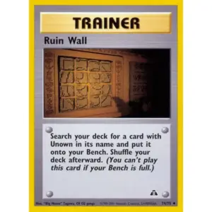 Neo Discovery - 74/75 - Ruin Wall