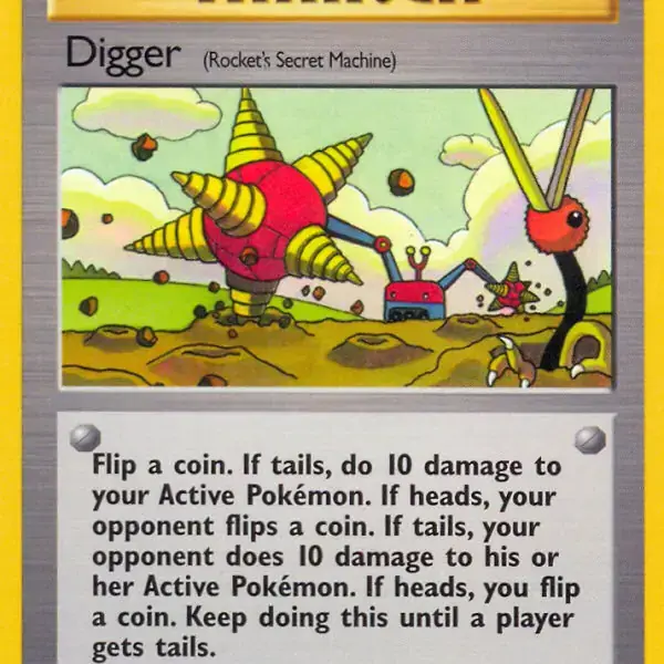 Team Rocket - 75/82 - Digger - 1st Edition