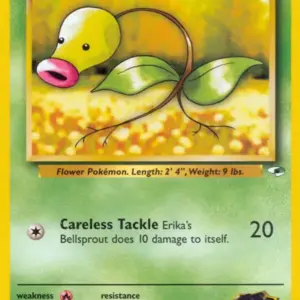 Gym Heroes - 076/132 - Erika's Bellsprout (lv 15) (Moderately Played)