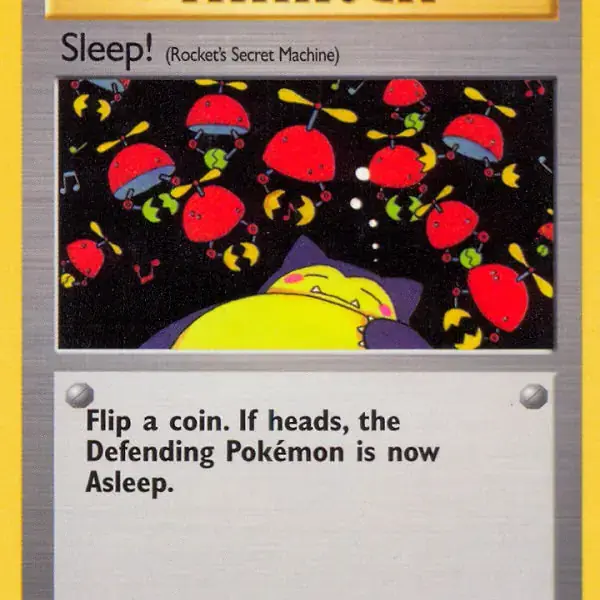 Team Rocket - 79/82 - Sleep! - 1st Edition
