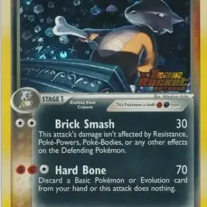 EX Team Rocket Returns - 007/109 - Dark Marowak - Reverse Holo (Heavily Played)