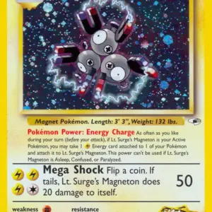 Gym Heroes - 008/132 - Lt. Surge's Magneton - Holo