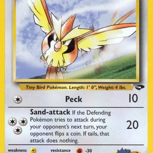 Gym Challenge - 080/132 - Koga's Pidgey (Lv 15) (Near Mint -)