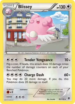 XY Phantom Forces - 081/119 - Blissey - Rare