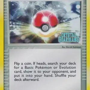 EX Crystal Guardians - 082/100 - Poke Ball - Reverse Holo