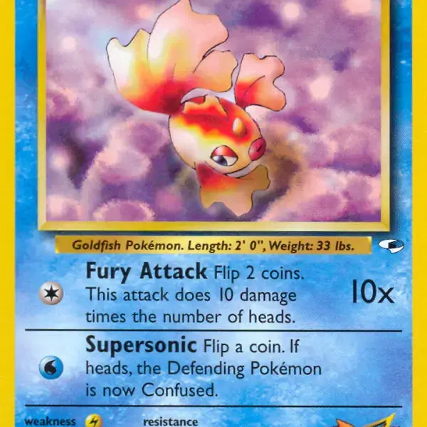 Gym Heroes - 085/132 - Misty's Goldeen (lv 10)