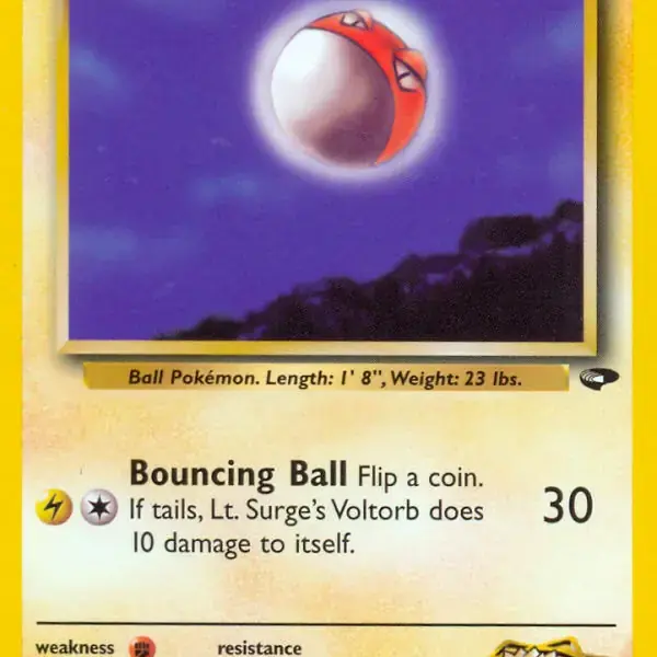 Gym Challenge - 086/132 - Lt. Surge's Voltorb