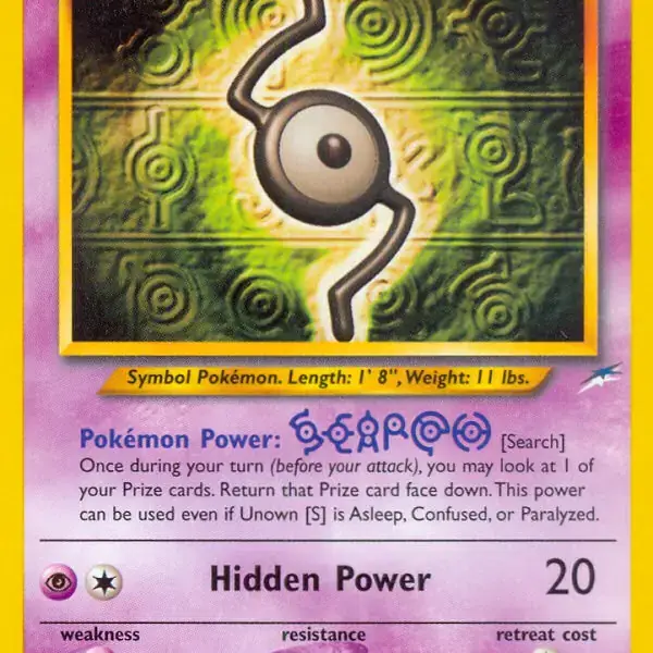 Neo Destiny - 087/105 - Unown S
