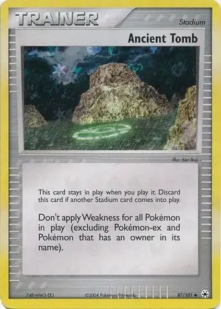 EX Hidden Legends - 87/101 - Ancient Tomb - Reverse Holo