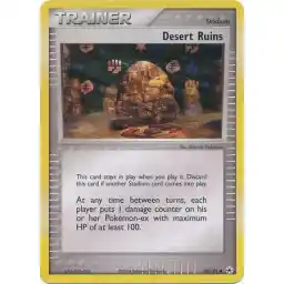 EX Hidden Legends - 88/101 - Desert Ruins - Reverse Holo