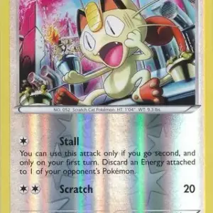 Steam Siege - 088/114 - Meowth - Reverse Holo