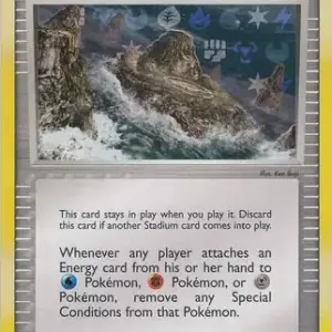 EX Hidden Legends - 89/101 - Island Cave - Reverse Holo