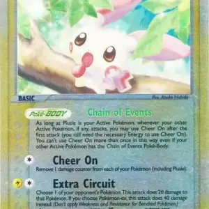 EX Dragon - 8/97 - Plusle - Reverse Holo (Moderately Played)